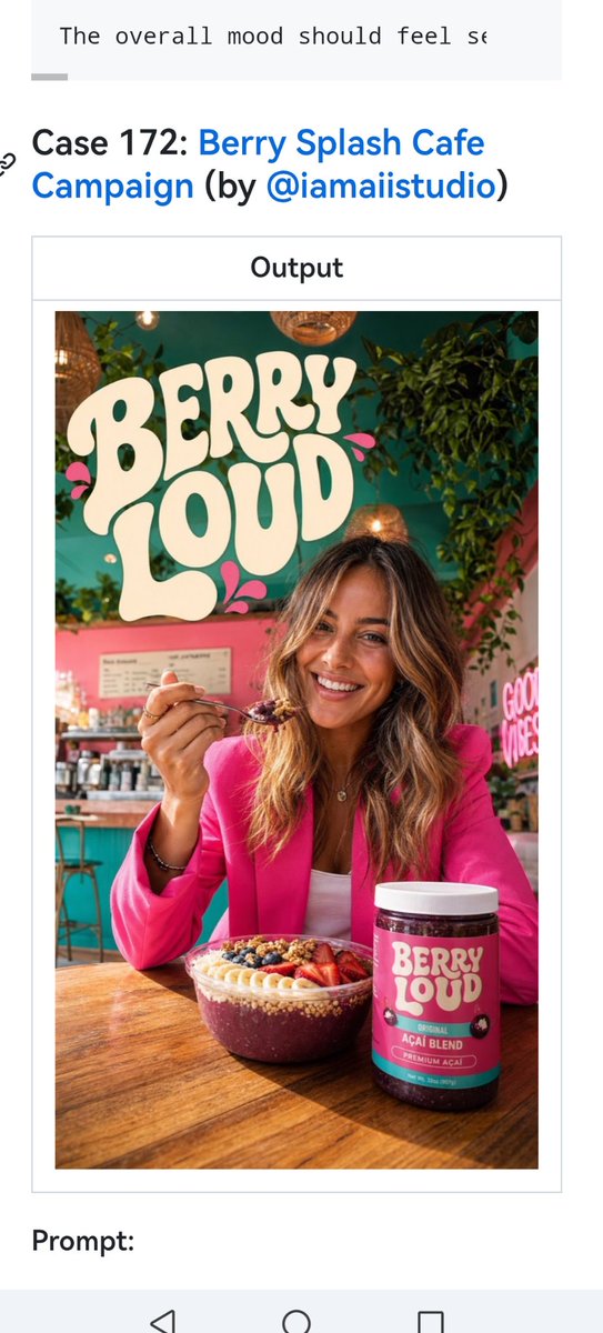 AI Prompt for Generating Colorful Cafe Posters with Influencer Models