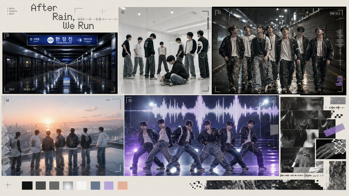 AI Prompt for Grand K-Pop Editorial Collage