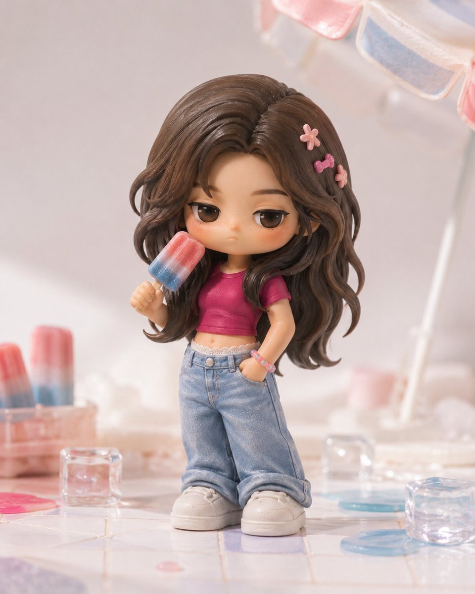 AI Prompt for Hirono-Style Vinyl Figure Conversion
