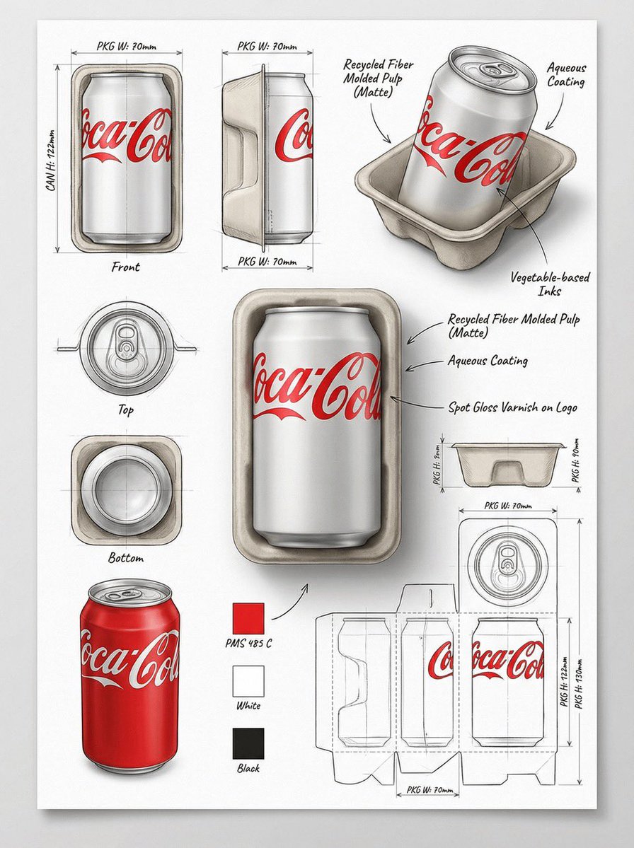 AI Prompt for Industrial Packaging Design - Generate Minimalist Product Visuals