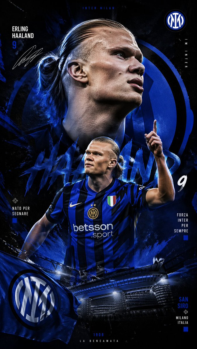 AI Prompt for Inter Milan Transfer Poster