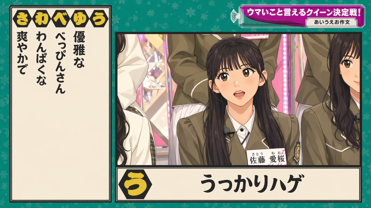 AI Prompt for Japanese TV Quiz Show Graphics and Screenshots