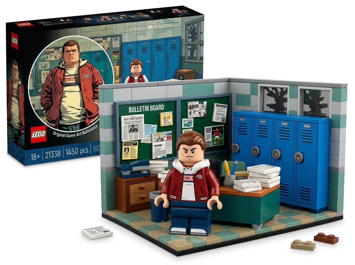 AI Prompt for LEGO Set Recreation: Official Brick Textures & Minifigures