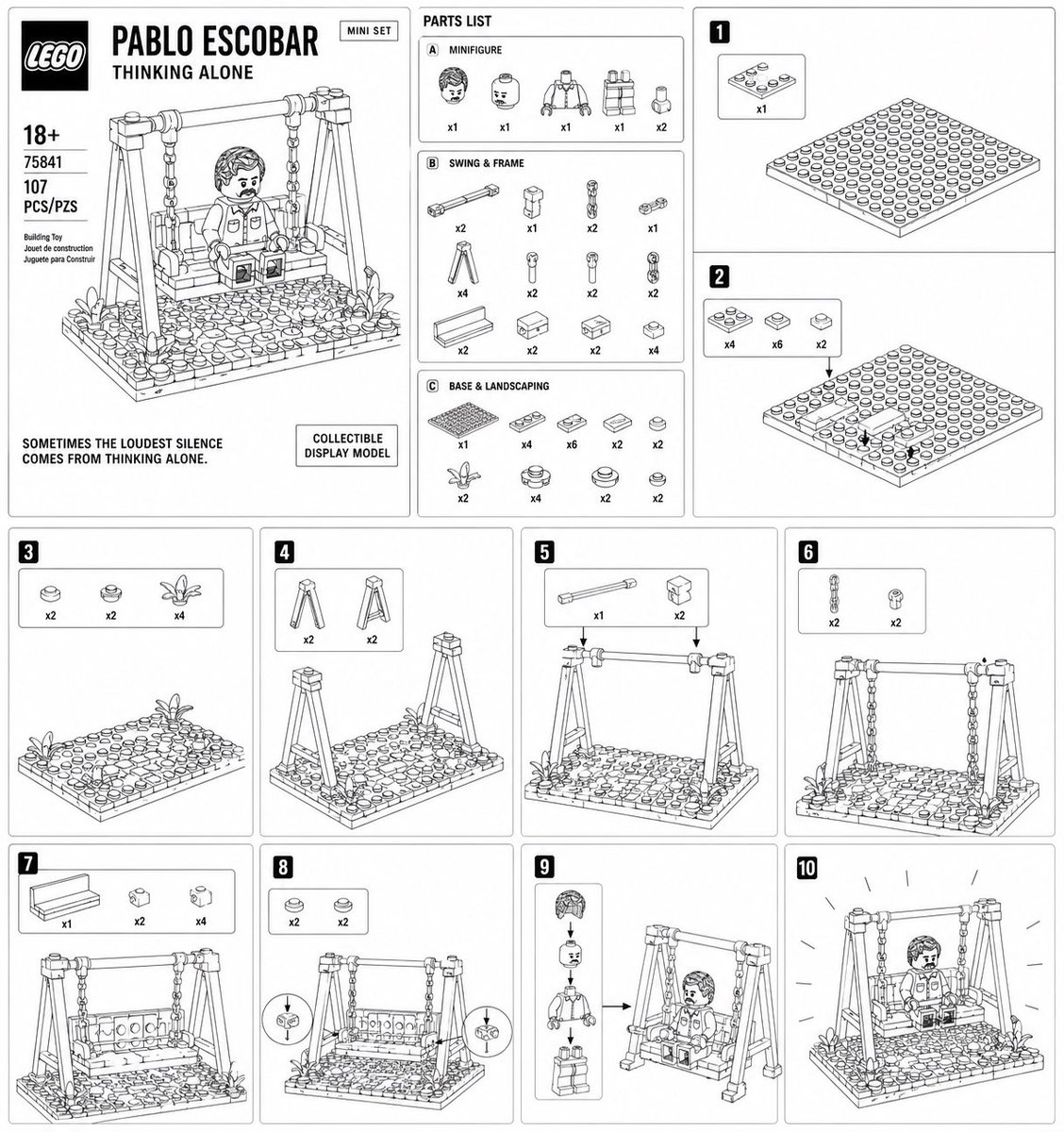AI Prompt for LEGO-Style Packaging and Instruction Design