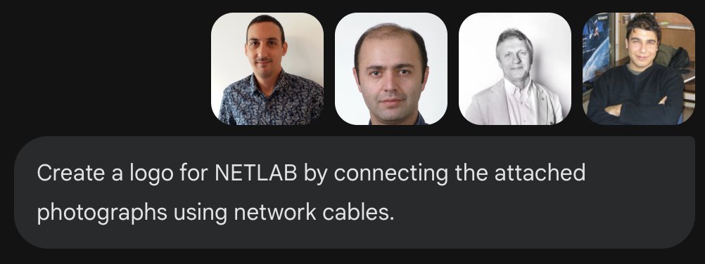 AI Prompt for Logo Design: Combine Faculty Photos with Network Cables