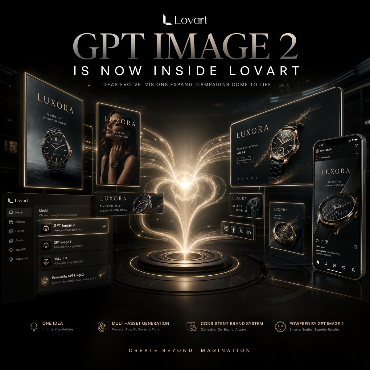 AI Prompt for Luxury Brand Campaign Poster Design