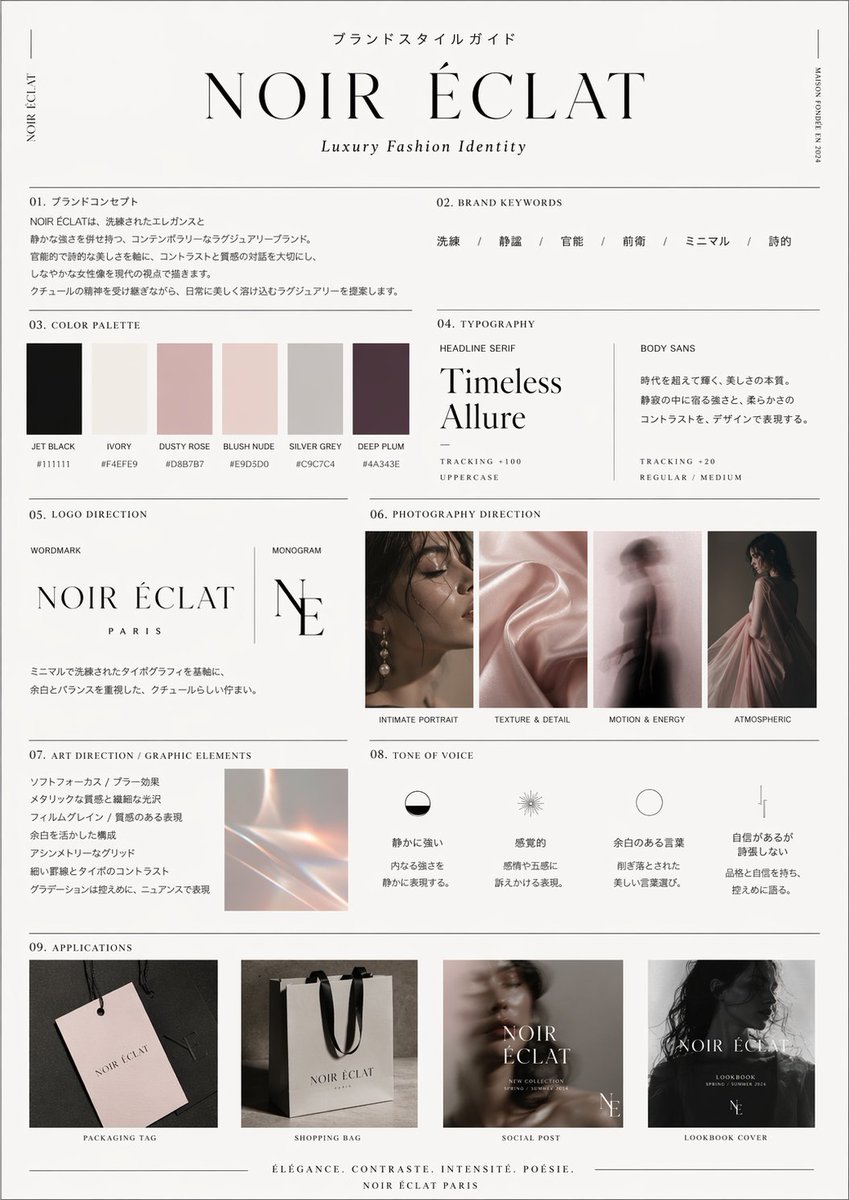 AI Prompt for Luxury Brand Guide Generation