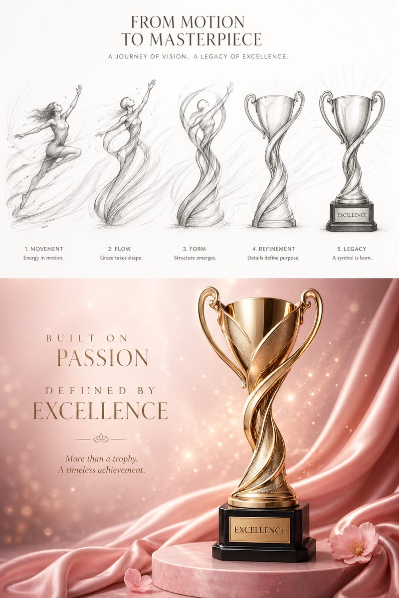 AI Prompt for Luxury Product Poster Design with Pencil Sketch and 3D Render