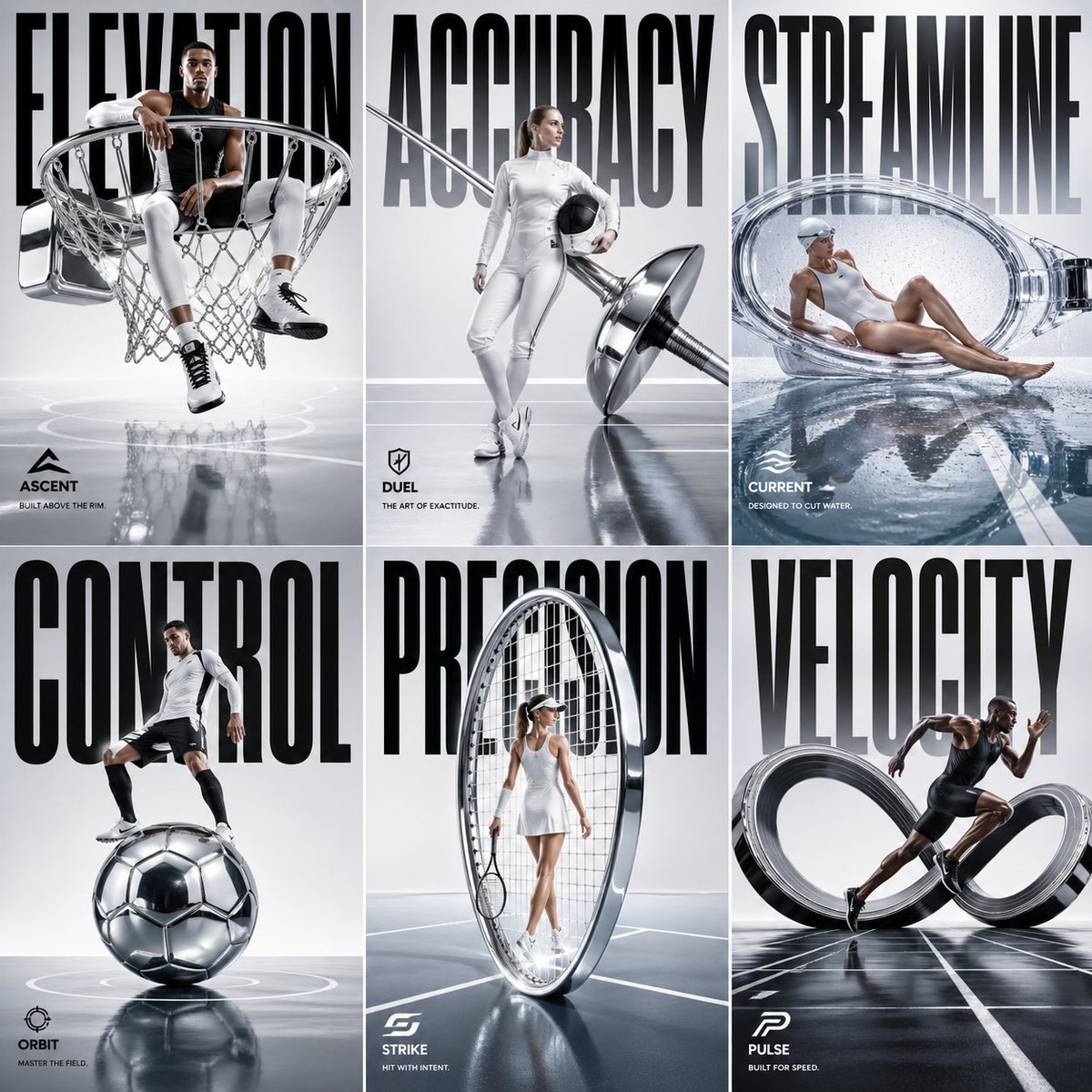 AI Prompt for Luxury Sports Campaign Poster