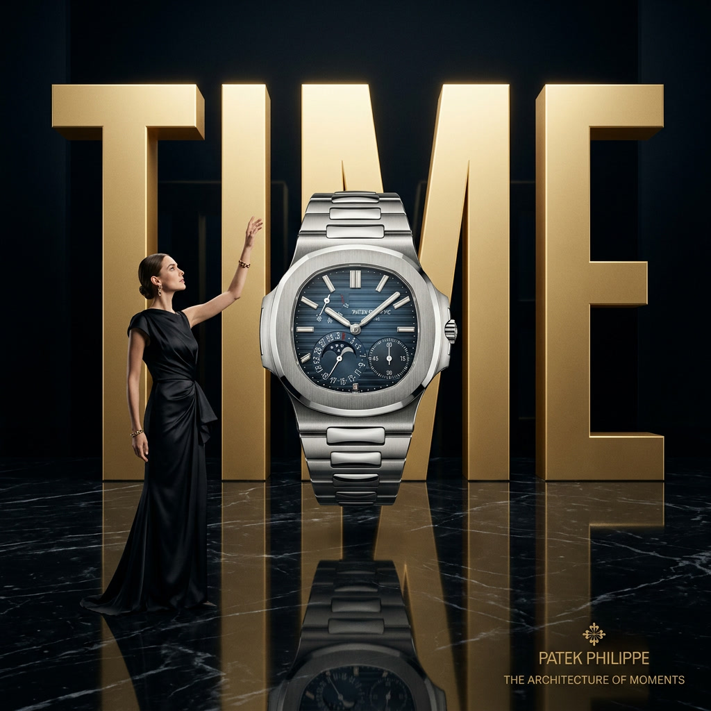 AI Prompt for Luxury Watch Advertising with Floating Design
