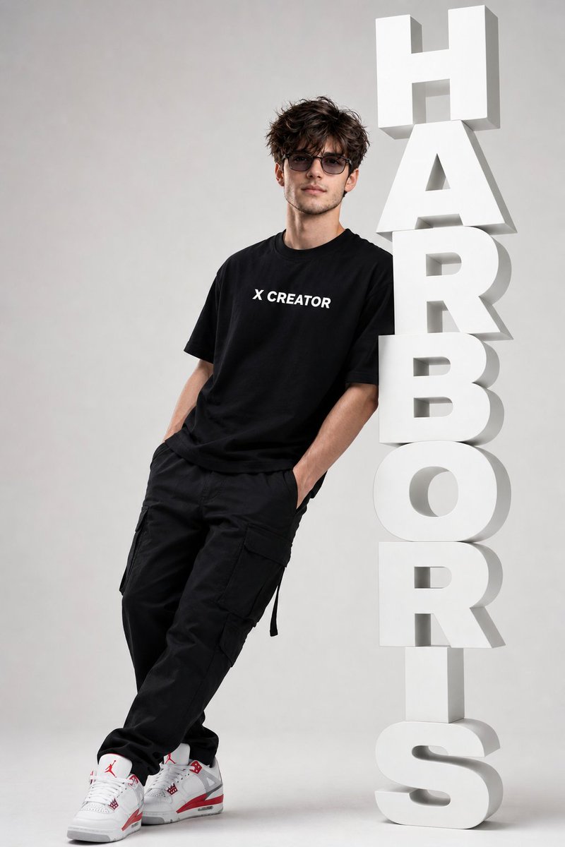 AI Prompt for Minimalist Streetwear Typography Poster Design