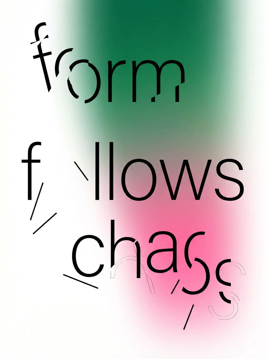 AI Prompt for Minimalist Typography Poster with Gradient Background
