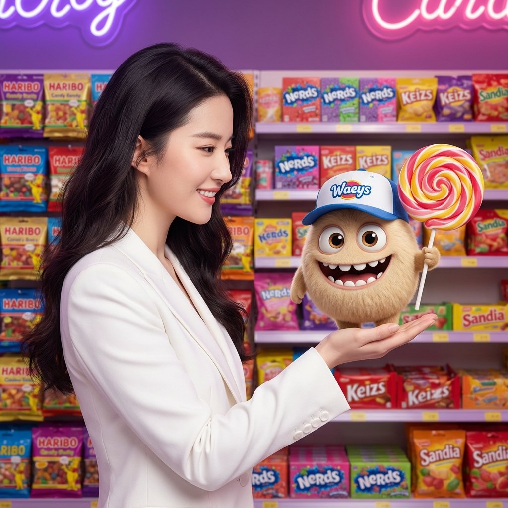 AI Prompt for Mixing Real-World Portraits with 3D CGI Characters in Marketing Settings