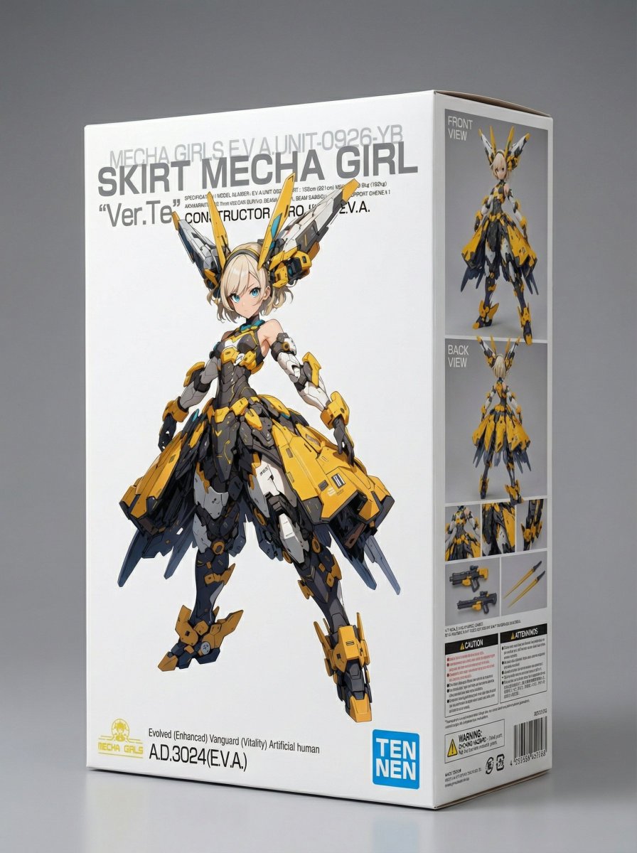 AI Prompt for Plastic Model Kit Packaging Design