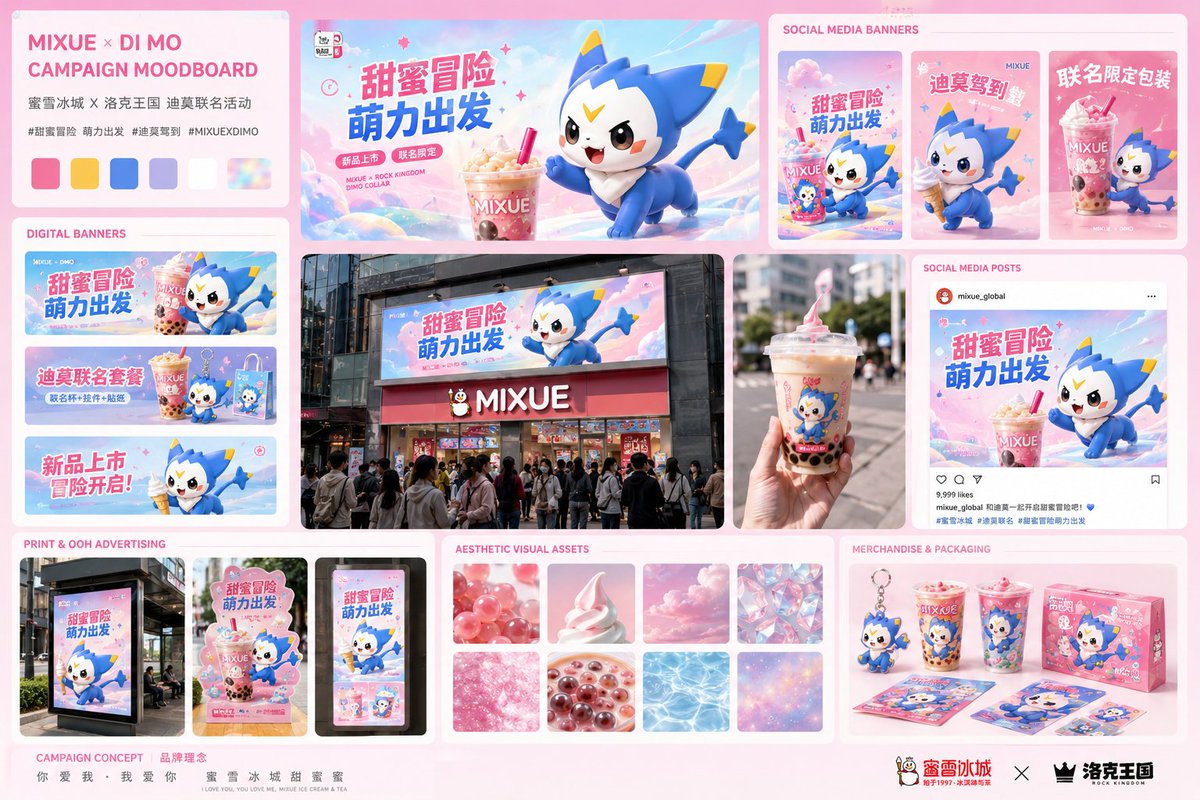 AI Prompt for Polished Brand Collaboration Moodboard