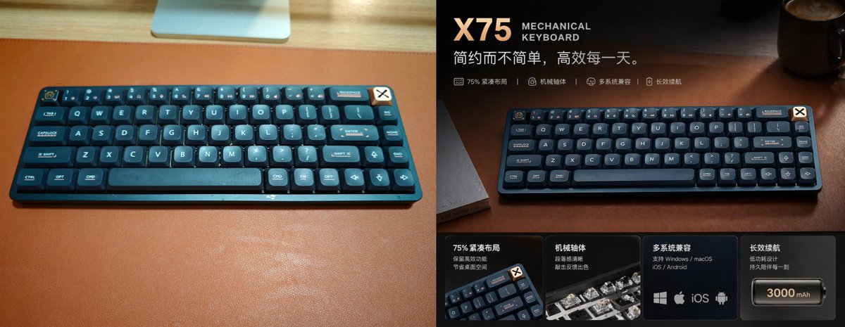 AI Prompt for Premium Mechanical Keyboard Poster Design