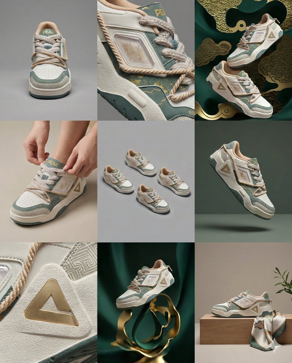 AI Prompt for Professional 3x3 Visual Storyboard of Product Branding