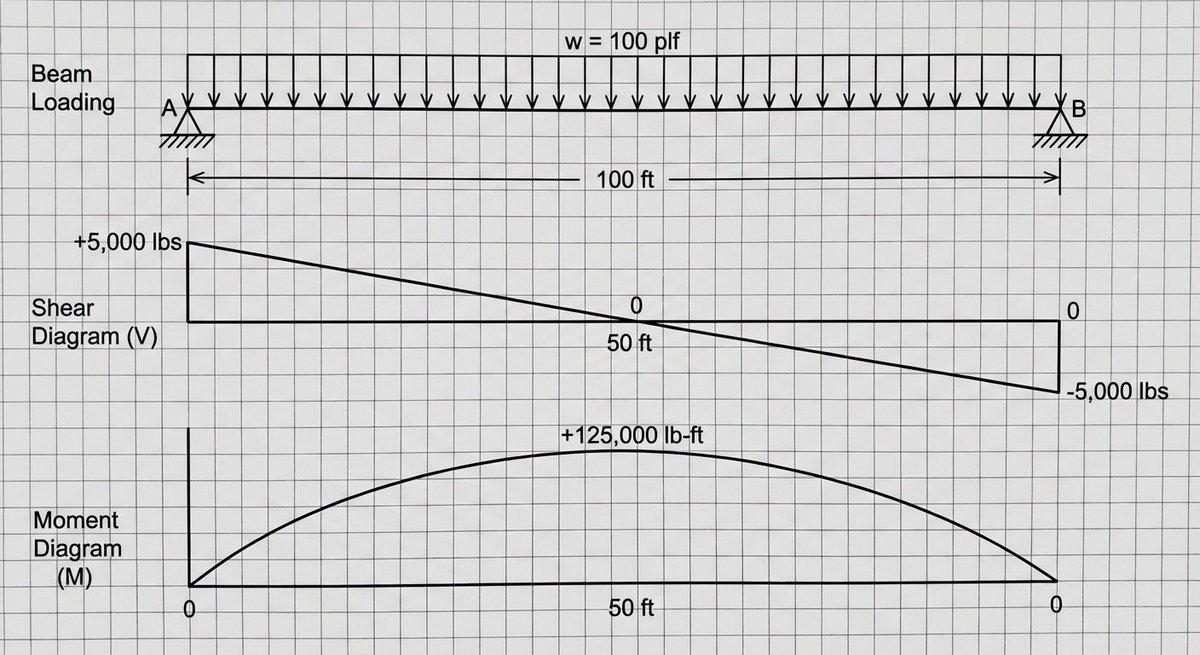 AI Prompt for Shear and Moment Diagrams for Engineers