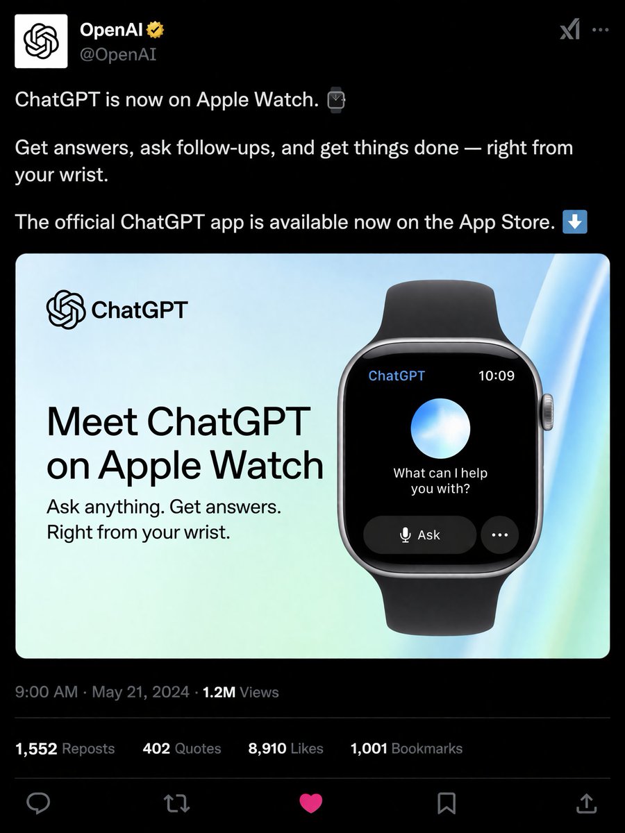 AI Prompt for Smartwatch App Social Media Graphic Design