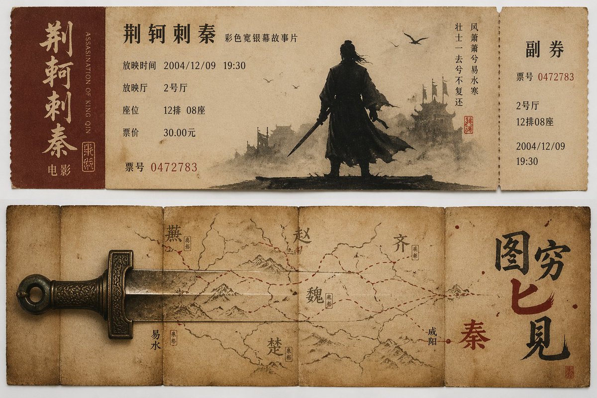 AI Prompt for Stylish Retro Movie Ticket Stubs with Minimalist Text