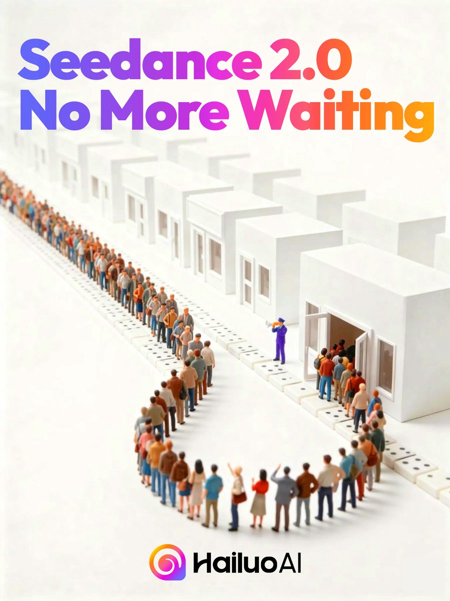 AI Prompt for Technology Launch Poster with 3D Rendered Queue