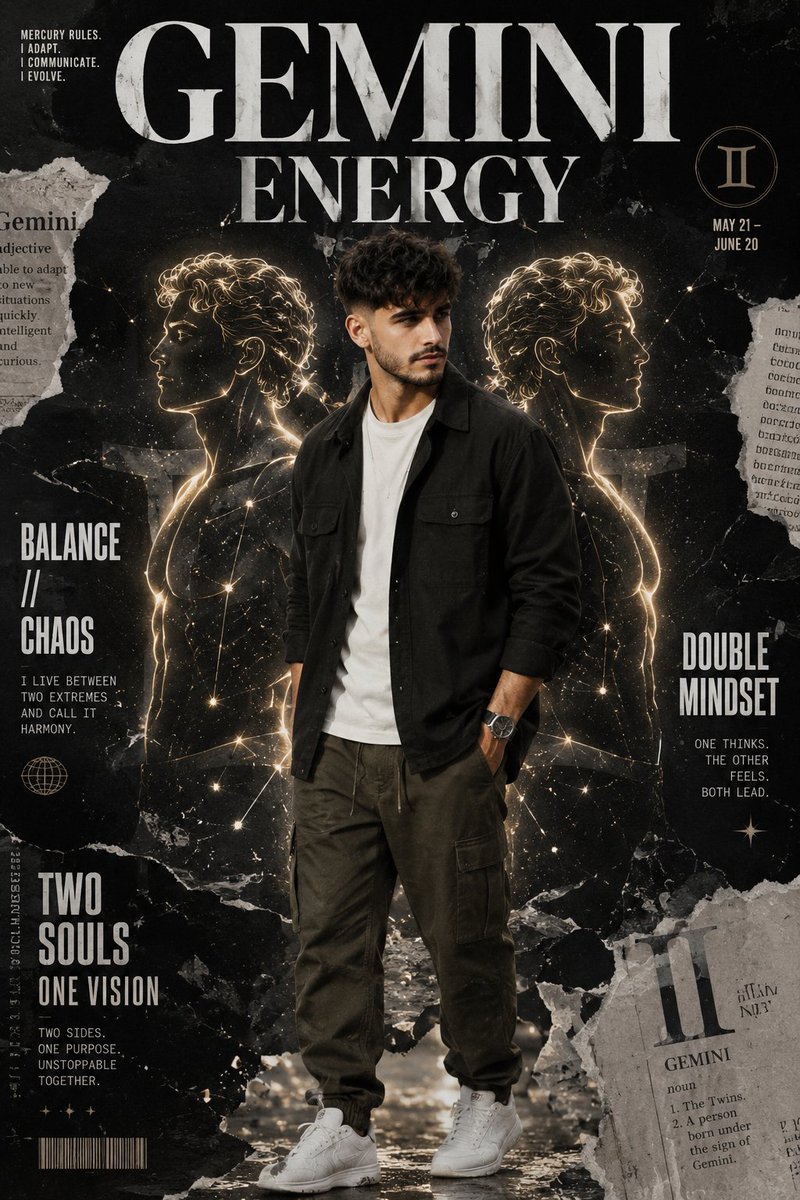 AI Prompt for Ultra-Realistic Zodiac Editorial Poster with Luxury Modern Style