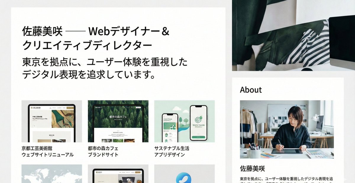 AI Prompt for Web Design Portfolio Image - Minimalistic Illustration