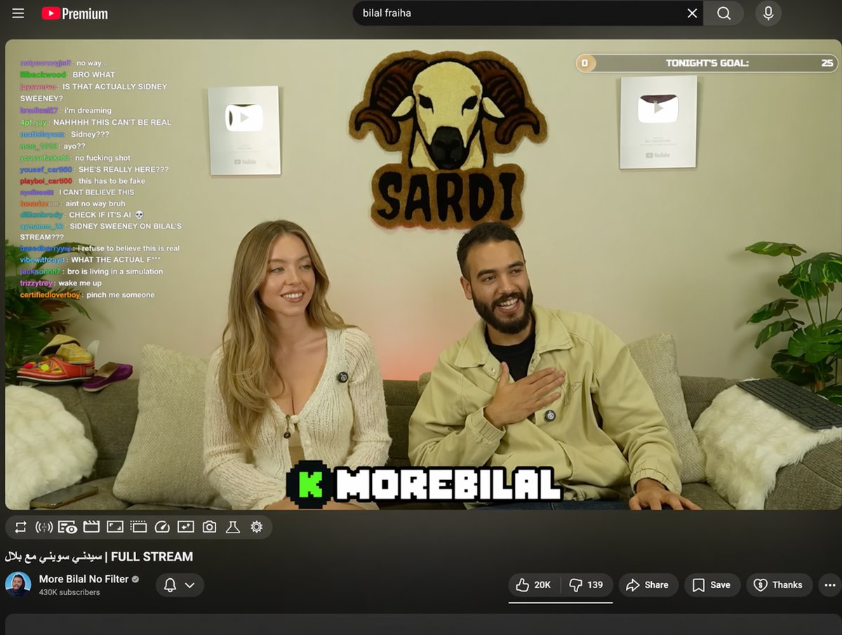 AI Prompt for YouTube Livestream UI Design with Chat Overlays