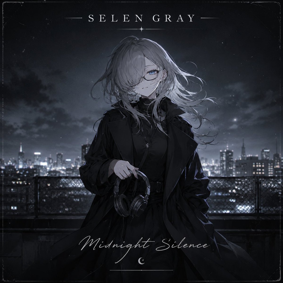Dark Anime Album Cover Template