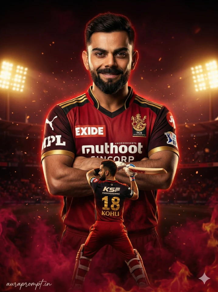 IPL 2026 Cinematic Fire Poster Design