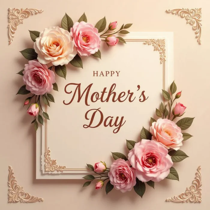 Luxury Mother's Day Card Design Prompt