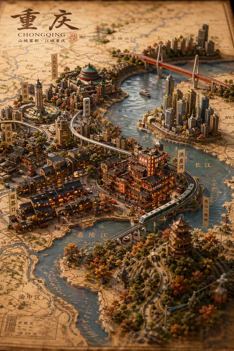 AI Prompt for Custom 3D Diorama Map with Isometric Cityscape