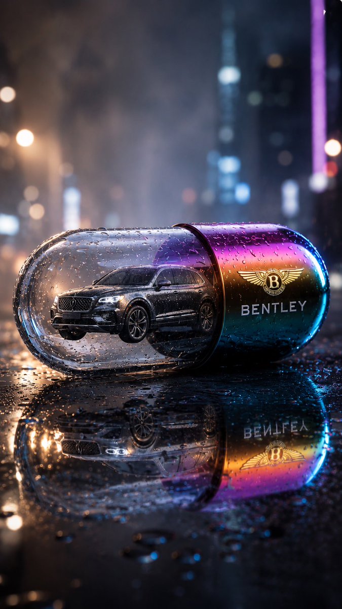 AI Prompt for Luxury Car in Capsule Scene