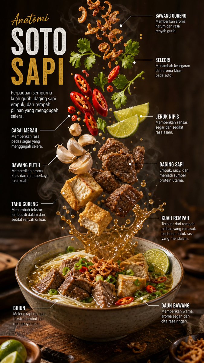AI Graphic Design Prompt: Vertical Infographic 9:16 Designs for Food Illustration