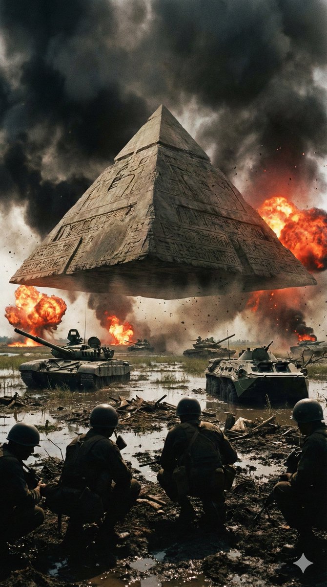 AI Image Prompt for Cinematic Surreal War Scene