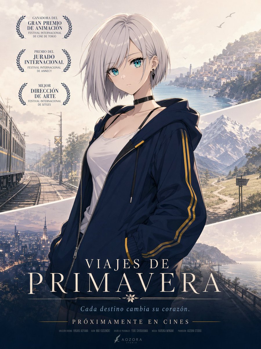 AI Poster Prompt for Anime Travel Film