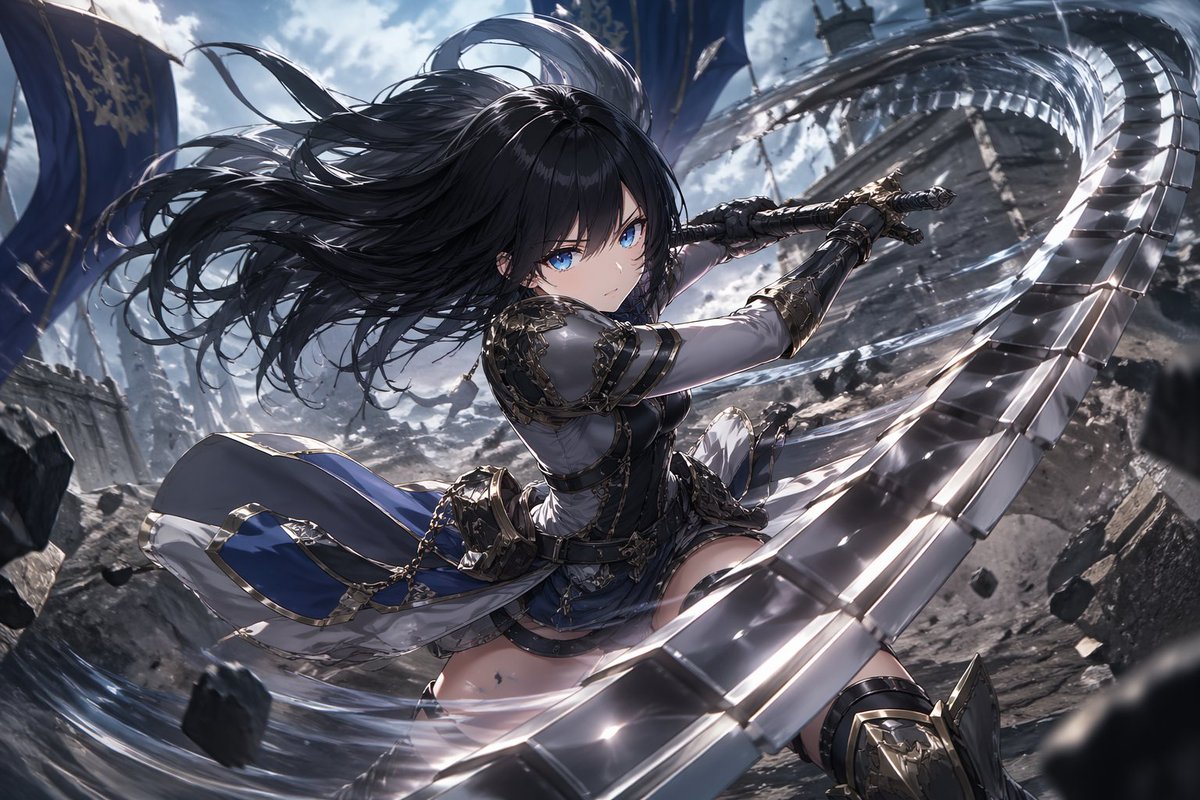 AI Prompt: Anime Warrior with Iconic Whip Sword Illustration for Games and Marketing