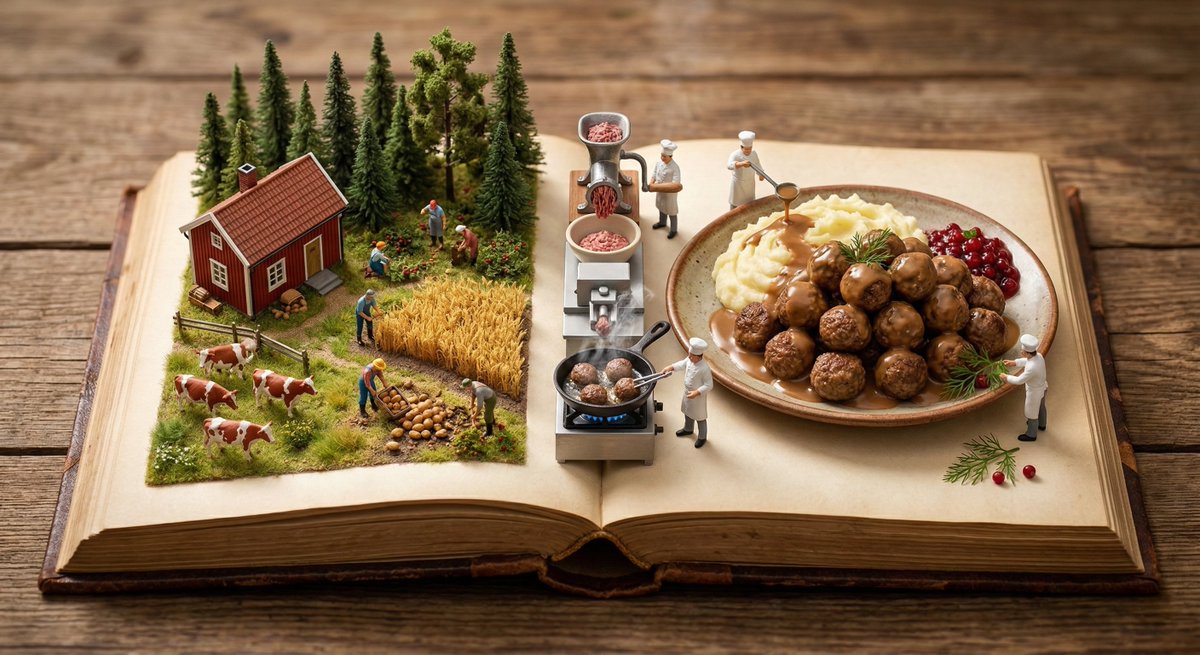 AI Prompt for 1:87 Scale Food Diorama with Pop-Up Book Style