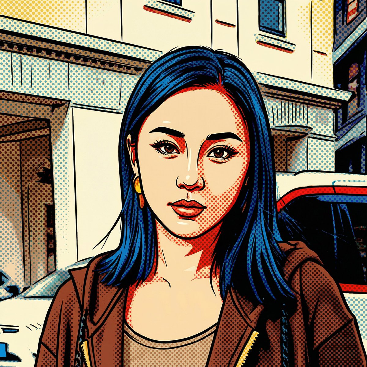 AI Prompt for 1960s Pop Art Comic Book Portrait Generation