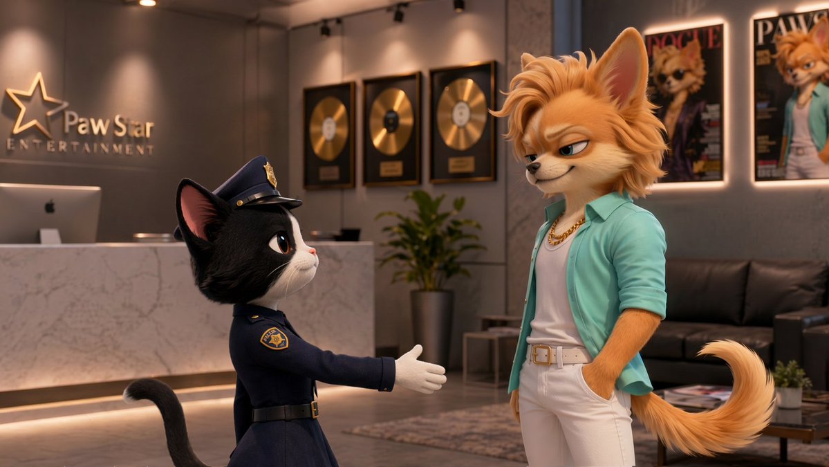 AI Prompt for 3D Animated Corporate Animal Encounter