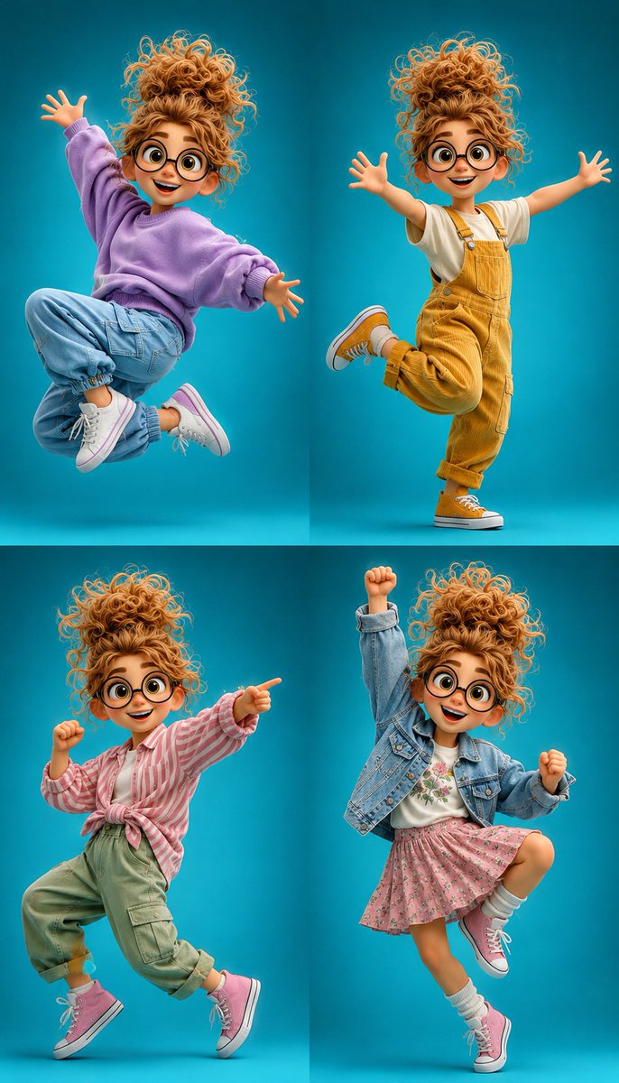 AI Prompt for 3D Cartoon Character Illustrations with Pixar Style