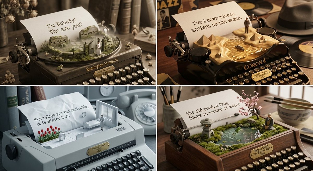 AI Prompt for 3D Typography Landscapes