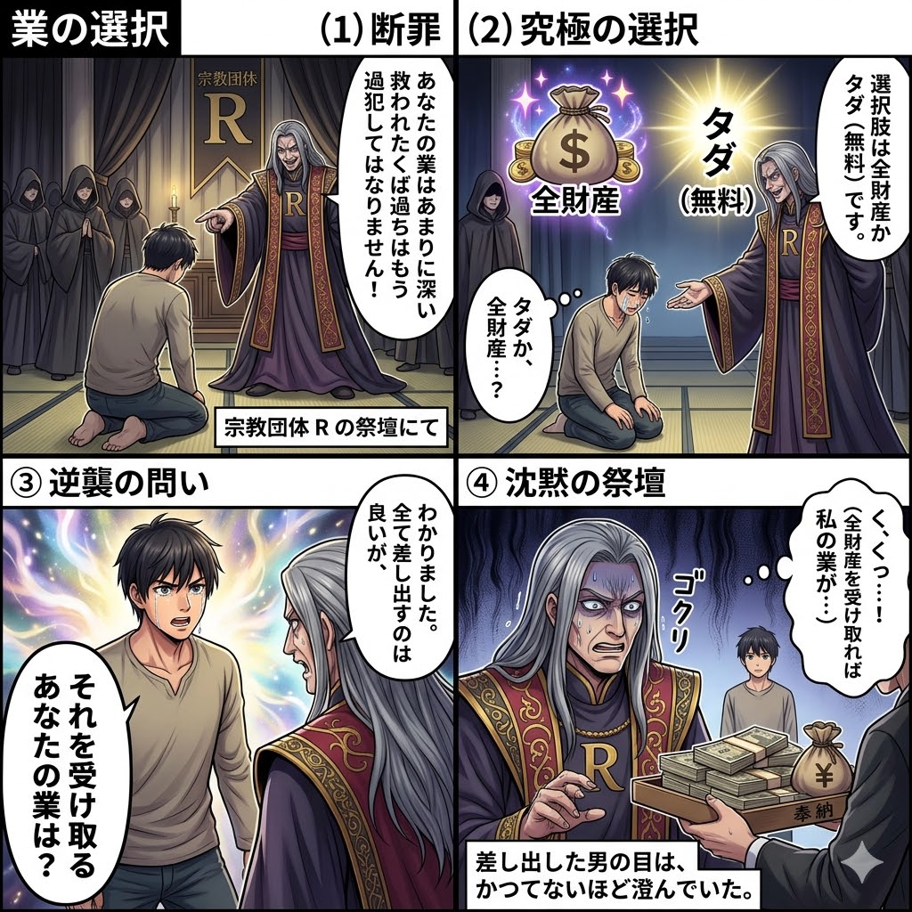AI Prompt for 4-Panel Manga with Spiritual Themes - Generate the Ultimate Choice