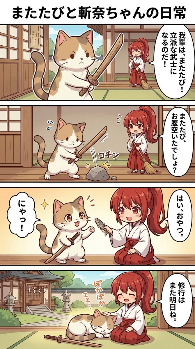 AI Prompt for 4-Panel Slice-of-Life Manga Generation