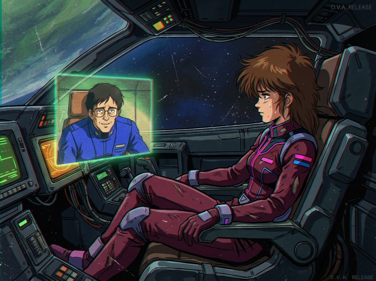 AI Prompt for 80s-Style Anime Import Art