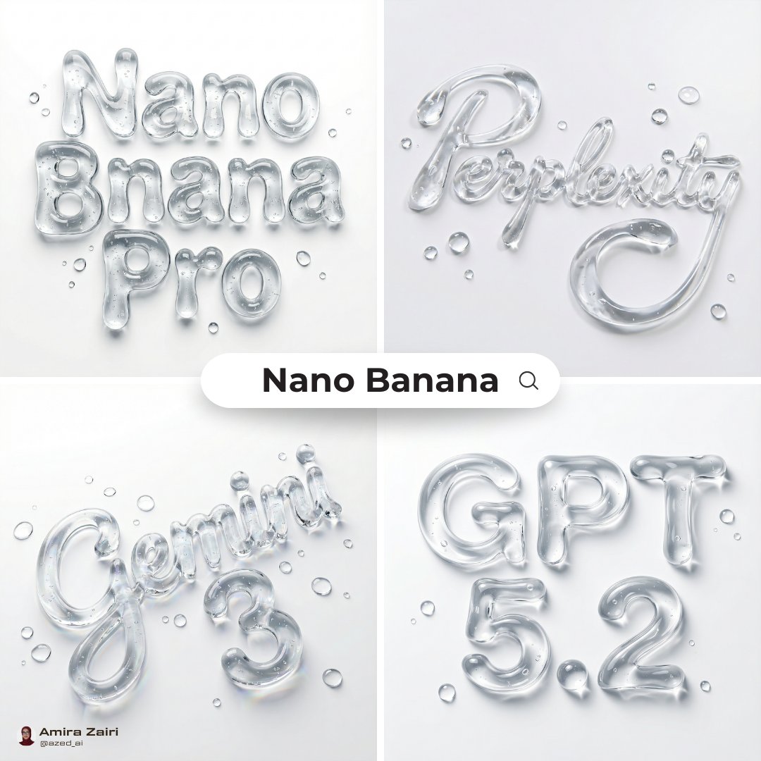 AI Prompt for Abstract Liquid Typography Design