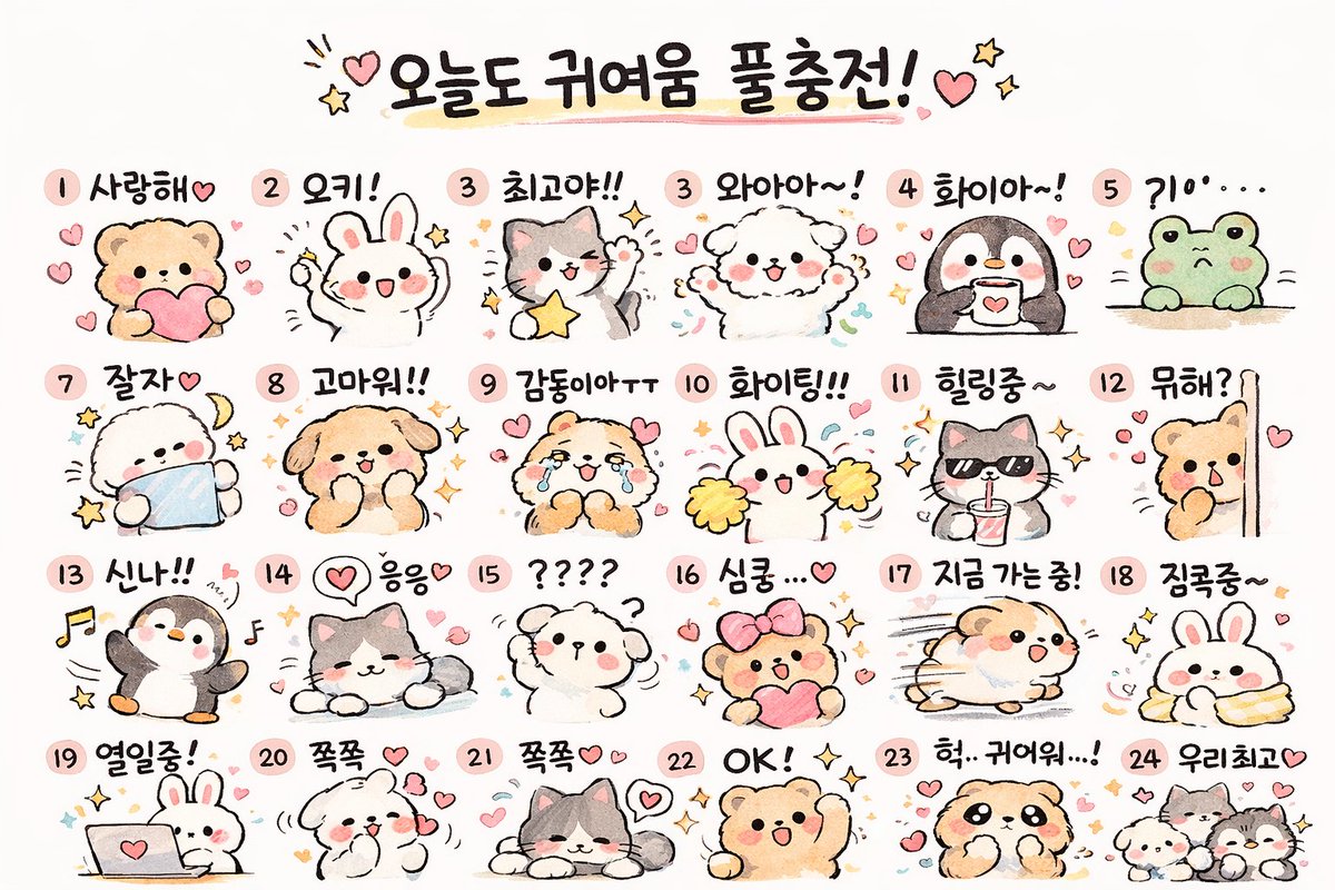 AI Prompt for Adorable Chibi Animal Stickers