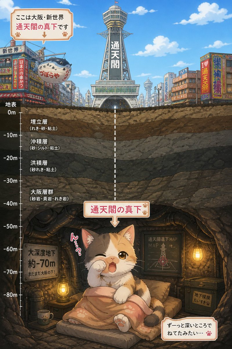 AI Prompt for an Anime-Style Vertical Cutaway Poster of a Kitten in a Cozy Tokyo Underground Room