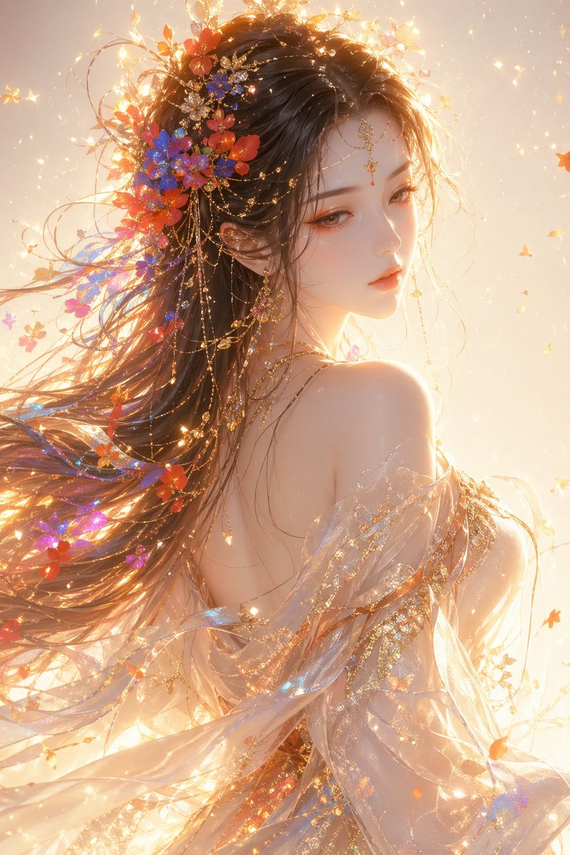 AI Prompt for an Elegant Oriental Fantasy Female Portrait