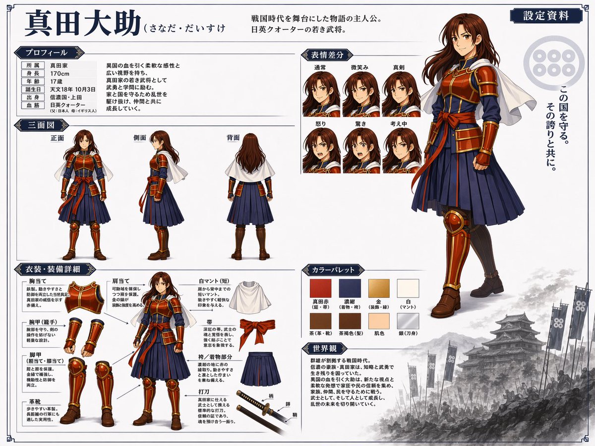 AI Prompt for Anime Character Design Document